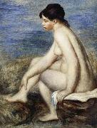 Pierre Renoir Seated Bather Sweden oil painting artist
